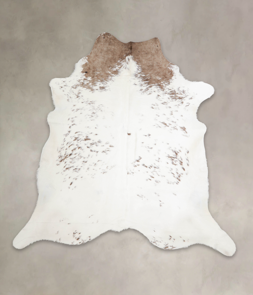 Salt and Pepper Brown Cowhide Rug #A24298