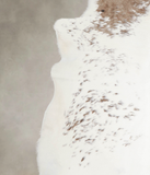 Salt and Pepper Brown Cowhide Rug #A24298