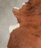 Medium Brindle Cowhide Rug #A24335