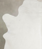 Solid White Cowhide Rug #A24361