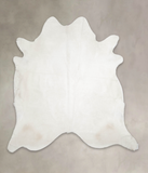 Solid White Cowhide Rug #A24363