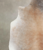 Grey with Beige Cowhide Rug #A24365