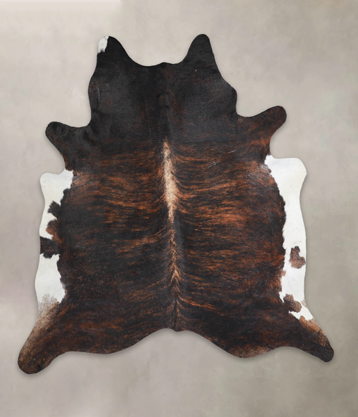Dark Brindle Cowhide Rug #A24455