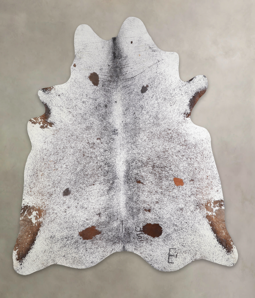 Salt and Pepper Brown Cowhide Rug #A24500