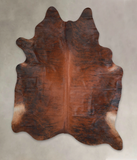 Dark Brindle Cowhide Rug #A24518