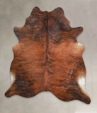 Medium Brindle Cowhide Rug #A24535