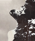 Chocolate and White Cowhide Rug #A24555