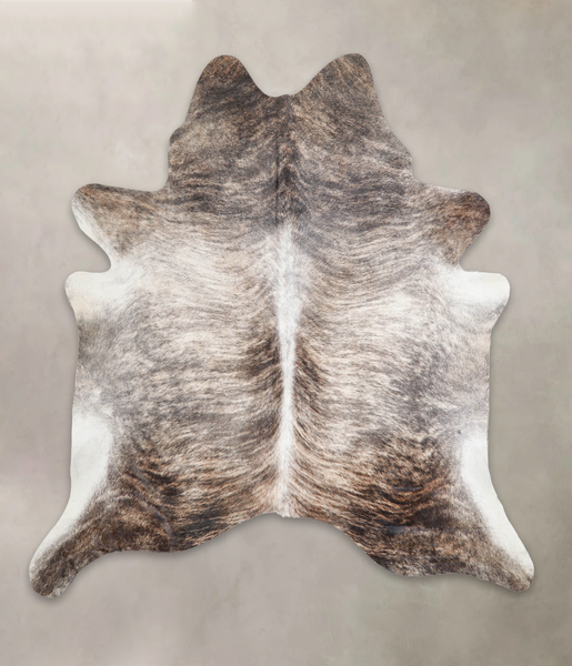 Grey Brindle Cowhide Rug #A24643