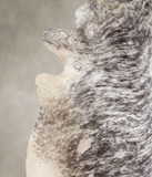 Grey Brindle Cowhide Rug #A24689