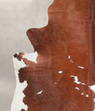 Brown and White Cowhide Rug #A24715