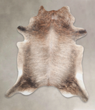 Light Brindle Cowhide Rug #A24730