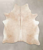 Beige Cowhide Rug #A24732