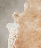 Beige and White Cowhide Rug #A24756