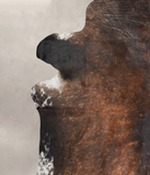 Chocolate and White Cowhide Rug #A24767