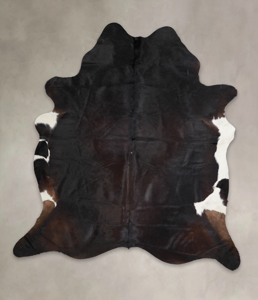 Solid Black Cowhide Rug #A24769