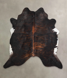 Dark Brindle Cowhide Rug #A24808