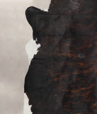 Dark Brindle Cowhide Rug #A24808