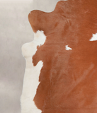 Brown and White Cowhide Rug #A24839