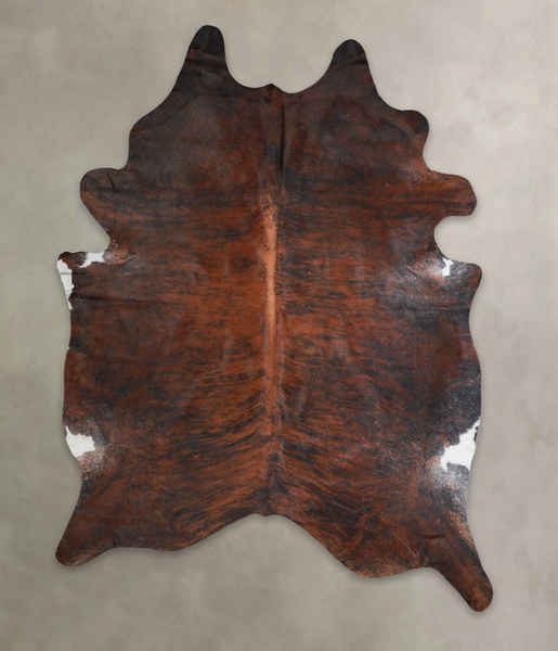 Dark Brindle Cowhide Rug #A24843