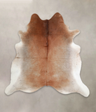 Grey with Beige Cowhide Rug #A24848