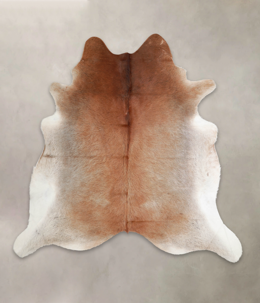 Grey with Beige Cowhide Rug #A24848