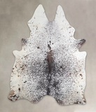 Salt and Pepper Brown Cowhide Rug #A24858