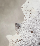 Salt and Pepper Brown Cowhide Rug #A24858