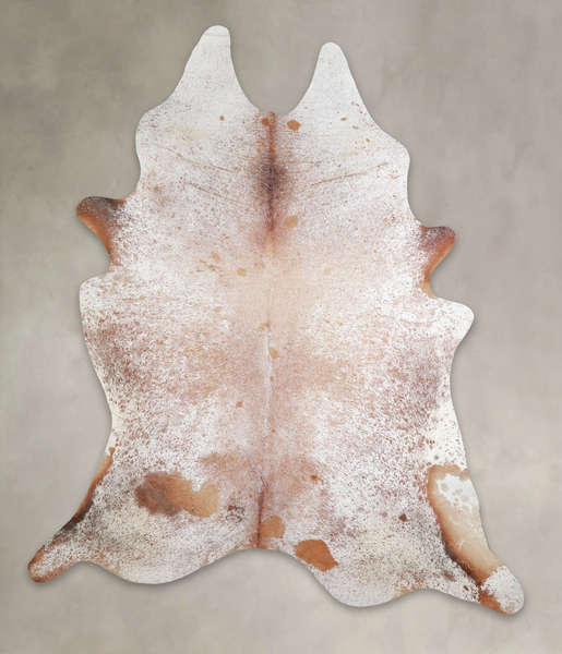 Salt and Pepper Brown Cowhide Rug #A24859