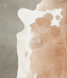 Beige and White Cowhide Rug #A24885