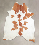 Brown and White Cowhide Rug #A24911