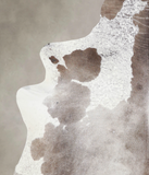 Grey With White Cowhide Rug #A24912
