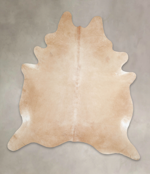 Solid Brown Cowhide Rug #A24955