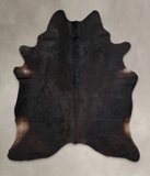 Solid Black Cowhide Rug #A24982