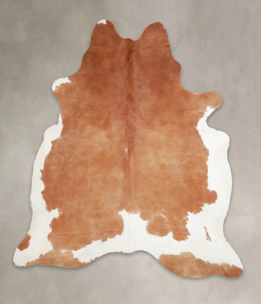 Brown and White Cowhide Rug #A25003