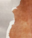 Brown and White Cowhide Rug #A25003