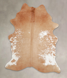 Brown and White Regular Cowhide Rug #A25022