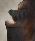 Brown with Red Cowhide Rug #A25038