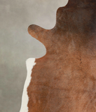 Chocolate and White Cowhide Rug #A25047