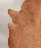 Solid Brown Cowhide Rug #A25094