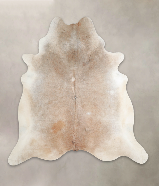 Grey with Beige Cowhide Rug #A25123