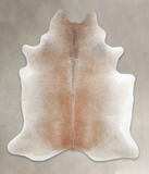 Grey with Beige Cowhide Rug #A25160