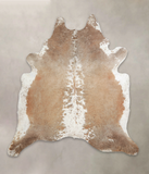 Beige and White Cowhide Rug #A25162