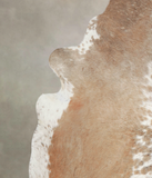 Beige and White Cowhide Rug #A25162