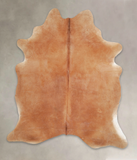 Solid Brown Cowhide Rug #A25181