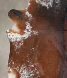 Salt and Pepper Brown Cowhide Rug #A25198