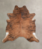 Medium Brindle Cowhide Rug #A25215