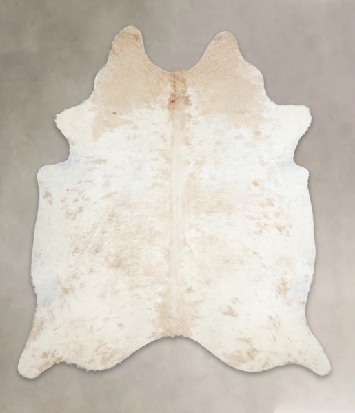 Beige and White Cowhide Rug #A25249
