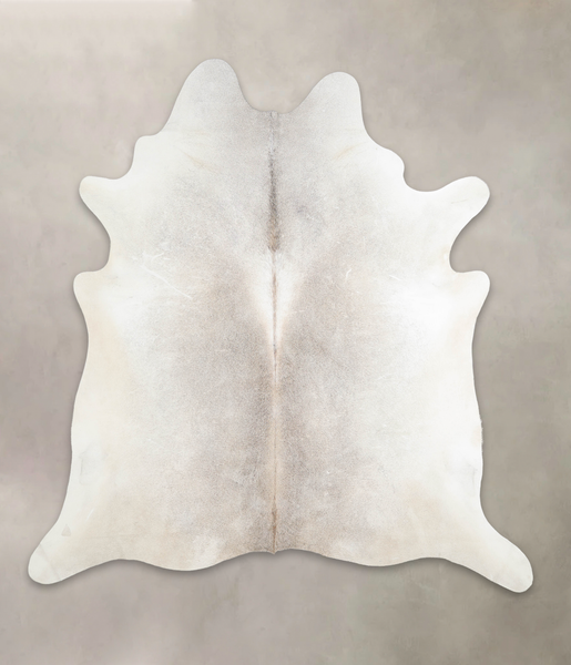 Grey with Beige Cowhide Rug #A25271