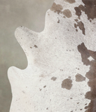 Salt and Pepper Brown Cowhide Rug #A25277