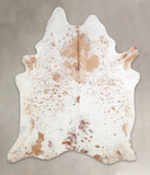 Beige and White Cowhide Rug #A25283